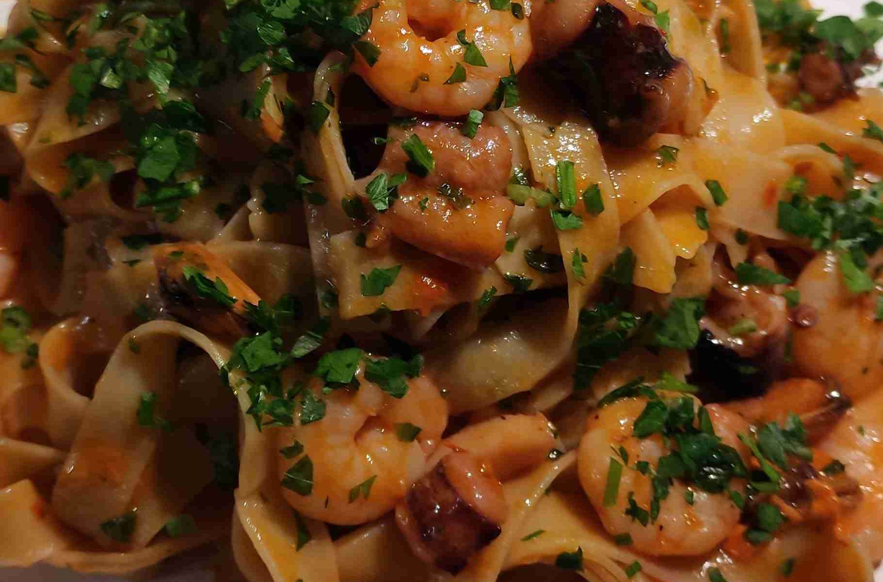 Tagliatelle Frutti di Mare - Tagliatelle Meeresfrüchte