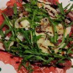 Carpaccio Rucola e Grana - Rinder Carpaccio mit Rucola und Grana