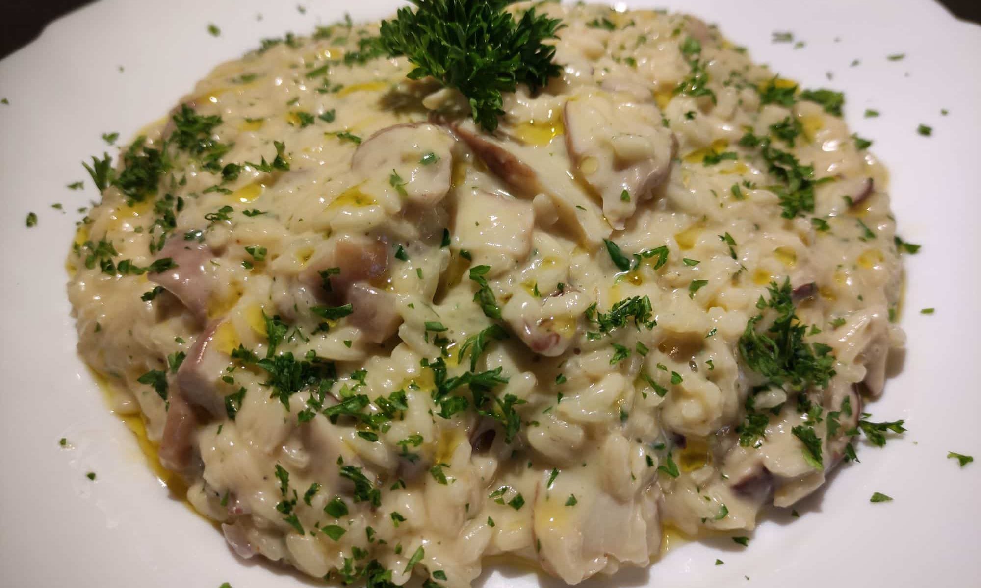 Risotto ai Funghi Porcini - Risotto mit Steinpile